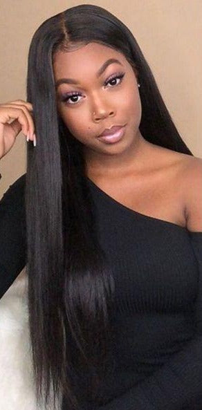 Black Straight 13x4 Frontal